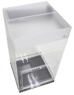 使いやすいスライド式開口